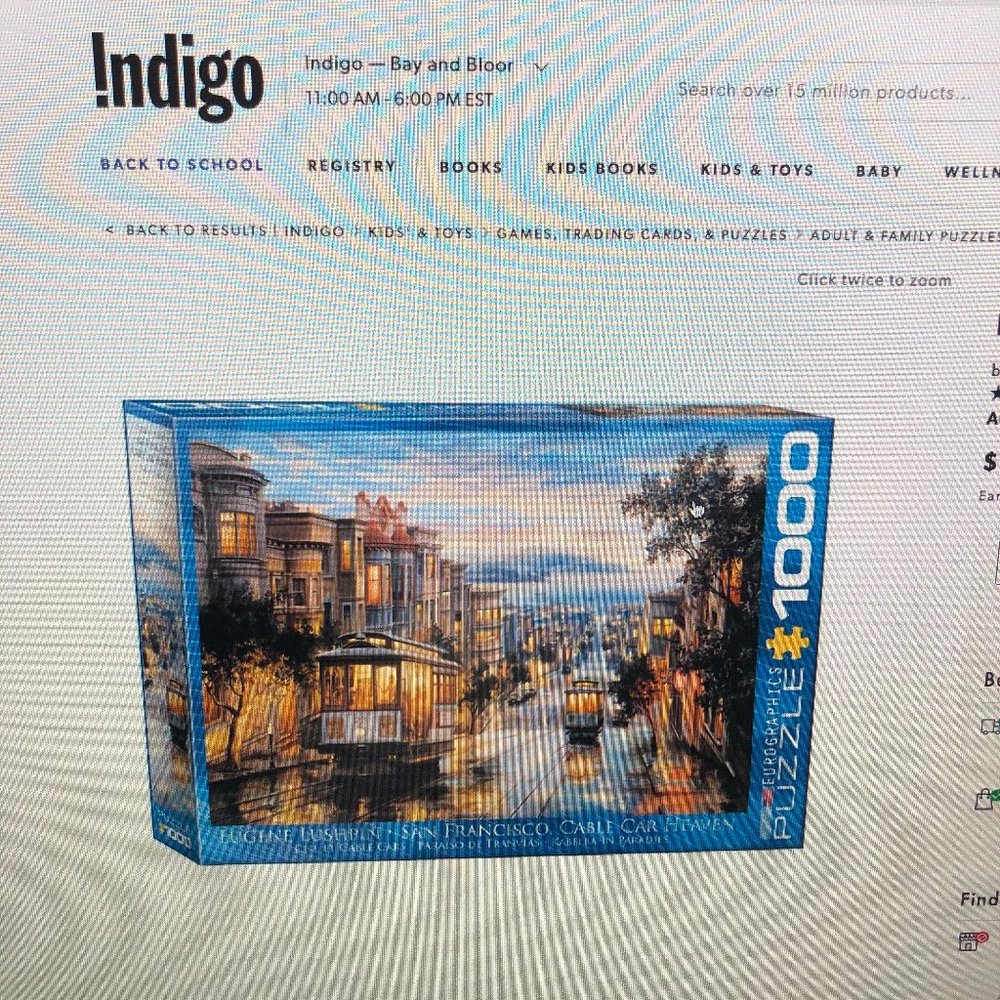1000 Pieces Puzzle San Francisco